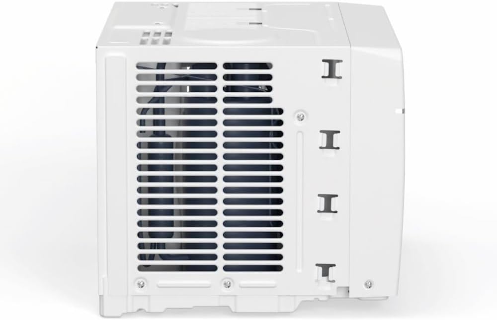 Midea 6,000 BTU Window Air Conditioner with Remote Control, Cools up to 250 sq. ft., 3-In-1 technology: air conditioner, dehumidifier, and fan modes MAW06R1YWT-S