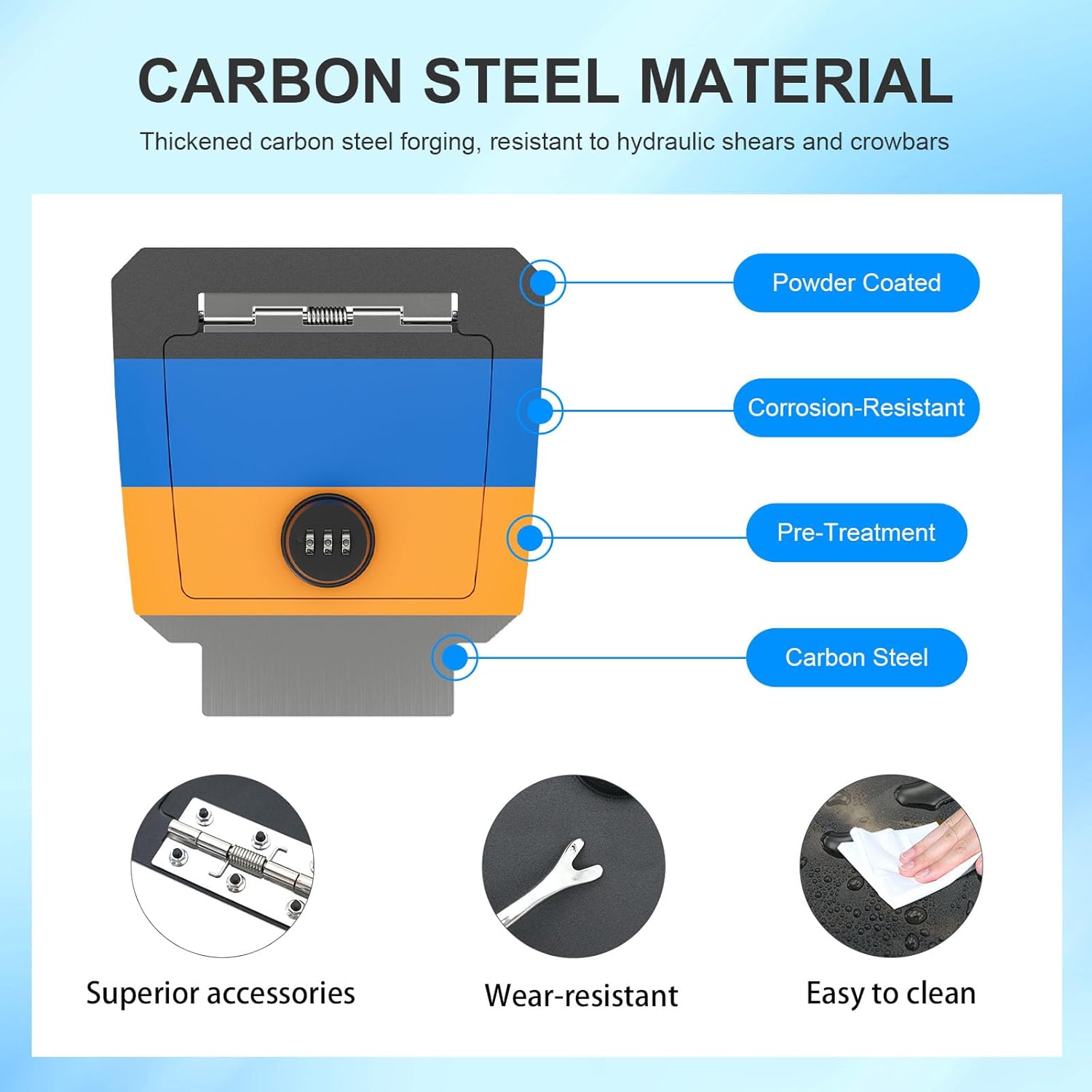 Center Console Safe Organizer Compatible with 2023-2026 Chevy Colorado GMC Canyon Lock Box Console Safe Vault Replacement for 2023-2026 Chevy Colorado Accessories