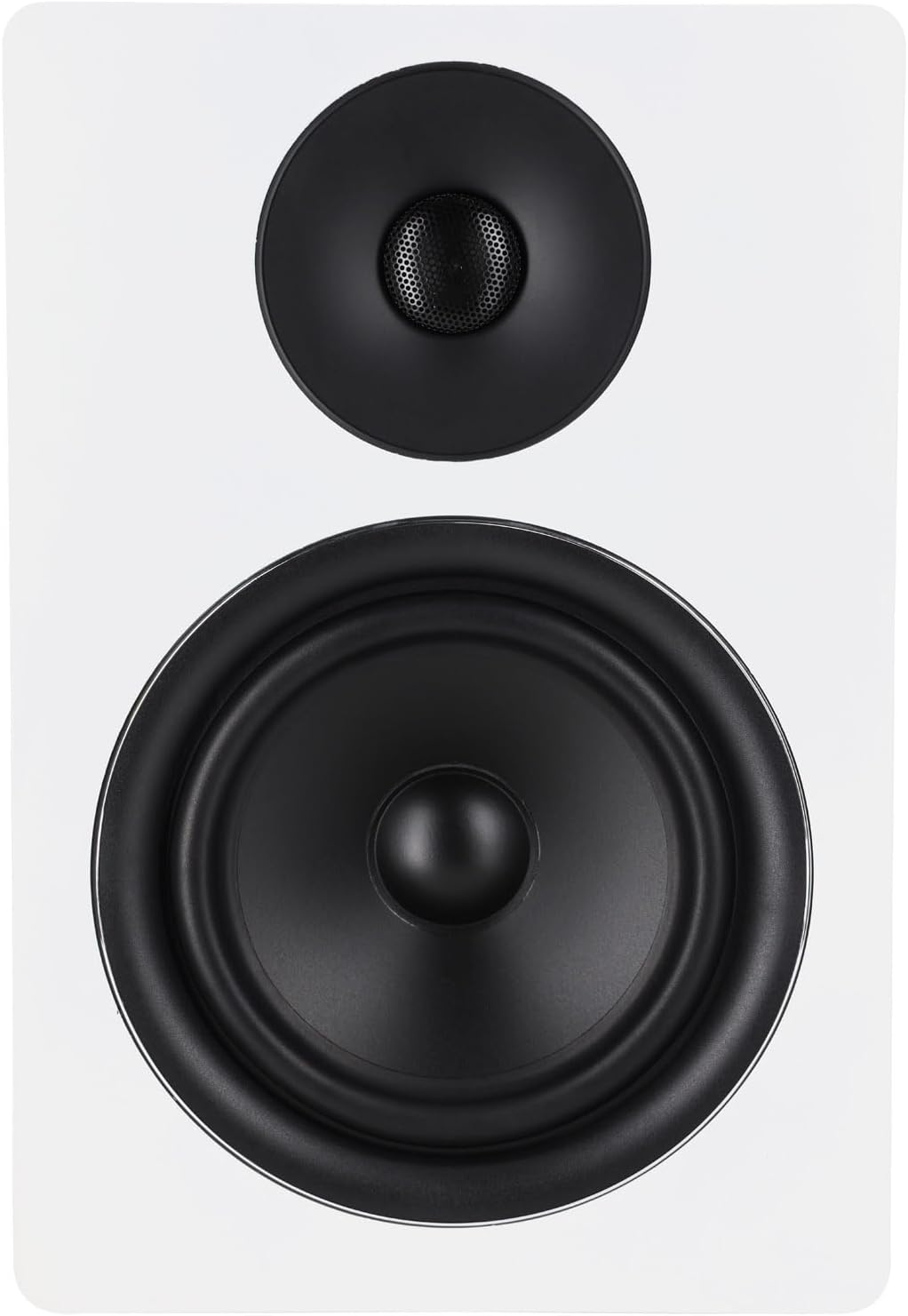 Rockville APM6W Powered USB Studio Monitor Speaker Pair in White, 6.5