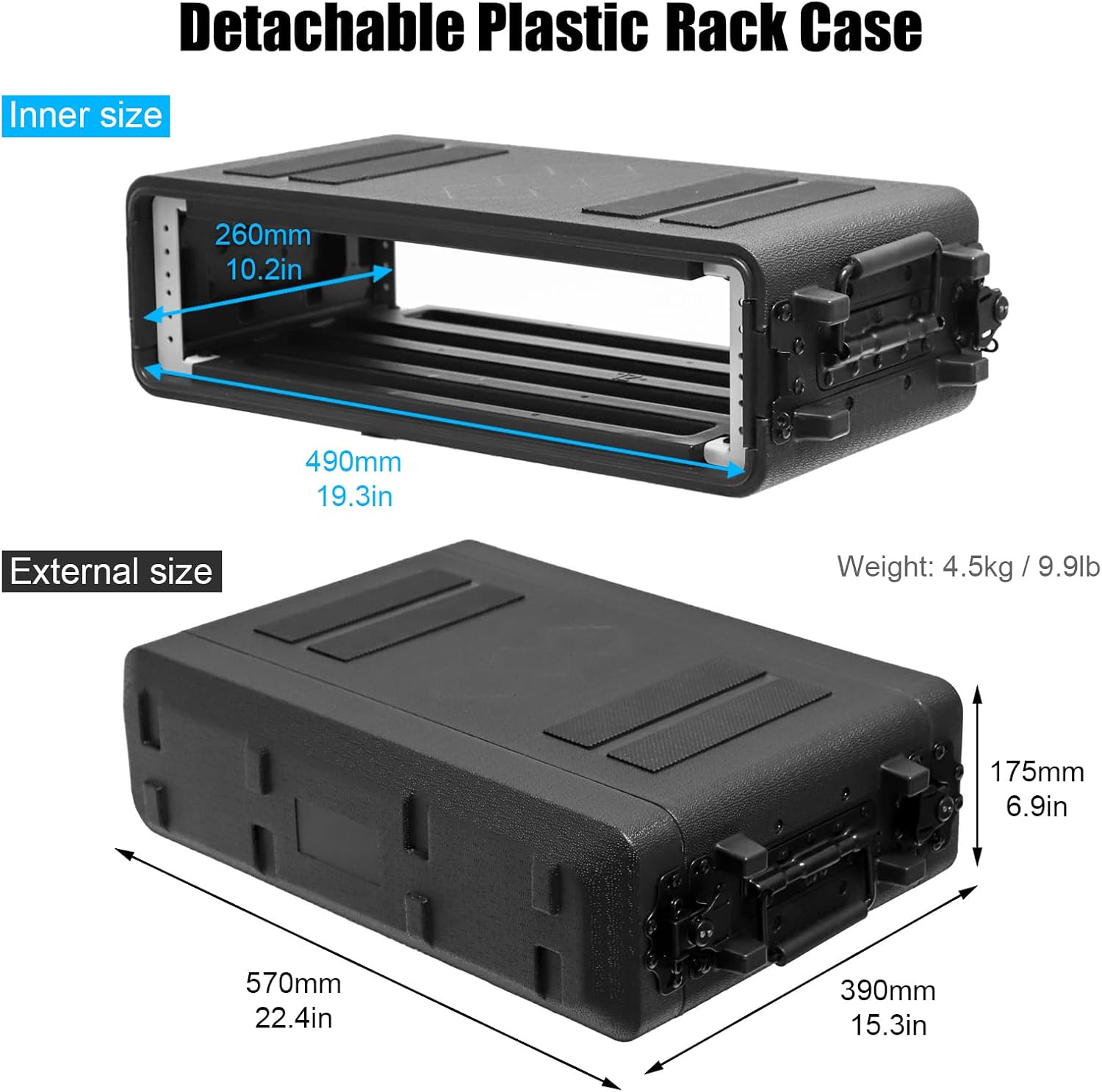 Diandian 2U Rack Case Shallow 11