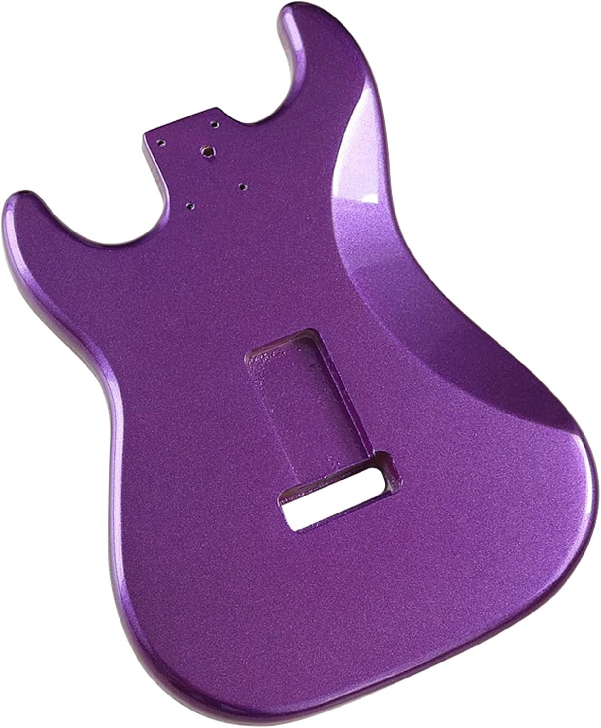 Metallic Purple Color Poplar Wood Electric Guitar Body DIY Guitar Parts Guitar Barrel Body 5.7cm Pocket Width DIY Guitar Kit