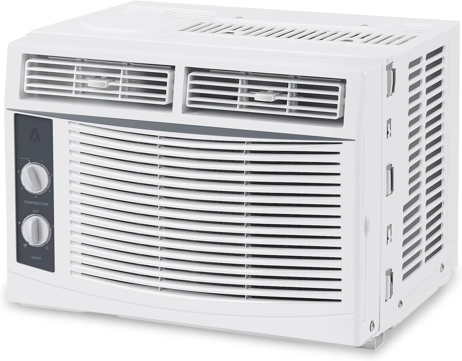 5000BTU Window Air Conditioner, AC Unit Cool up to 150 Sq. Ft. with Manual Adjustable Fan and Cooling Settings, Fan Speeds/Easy Install Kit Included, for Small Bedroom, Living Room, Home Office