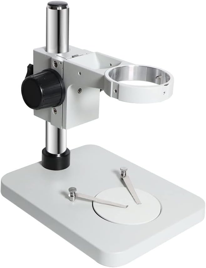 Lab Microscope Accessories 3.5X-90X Trinocular Stereo Zoom Microscope Simul-Focal Industrial Digital Microscope Set for PCB Soldering Repair(VGA add 0.5X C Mount)