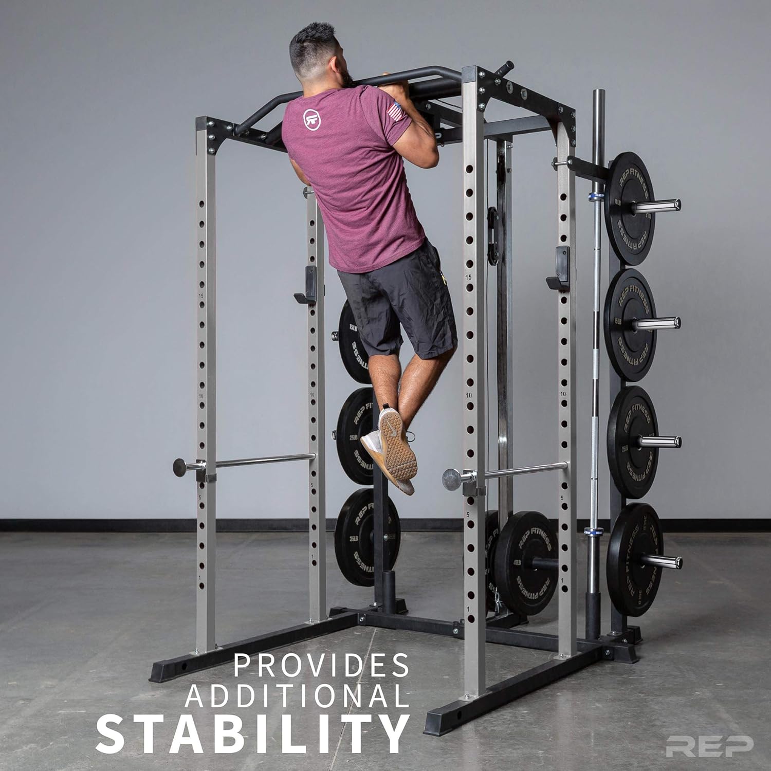 REP Fitness Weight Storage Accessory for 1000 Series Power Racks - Attachment for PR-1100 and PR-1000 Weight Cages