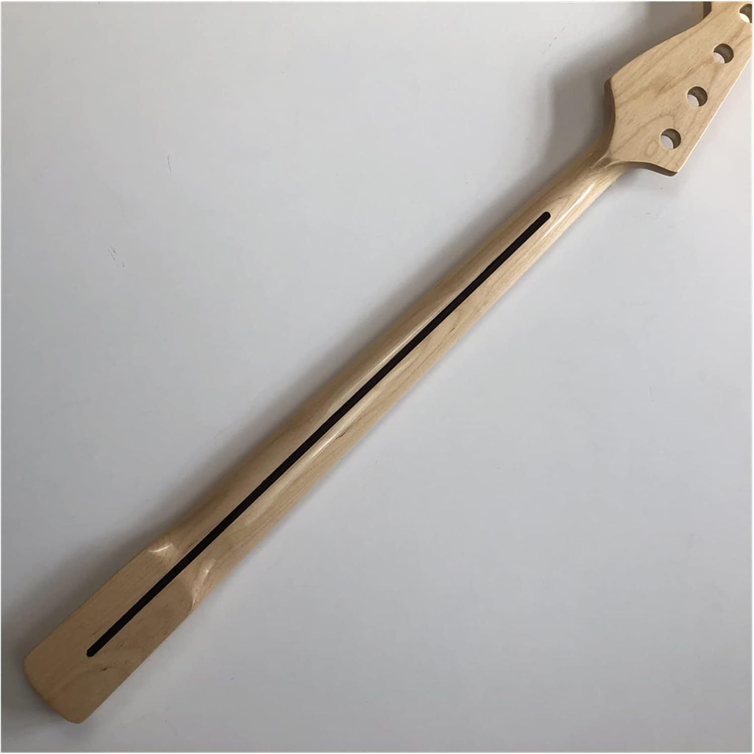 TSTS Fretless Electric Bass Guitar Neck 20 Fret 34inch Maple Fingerboard 4 String Nut 38mm Guitar ​Neck Replacement