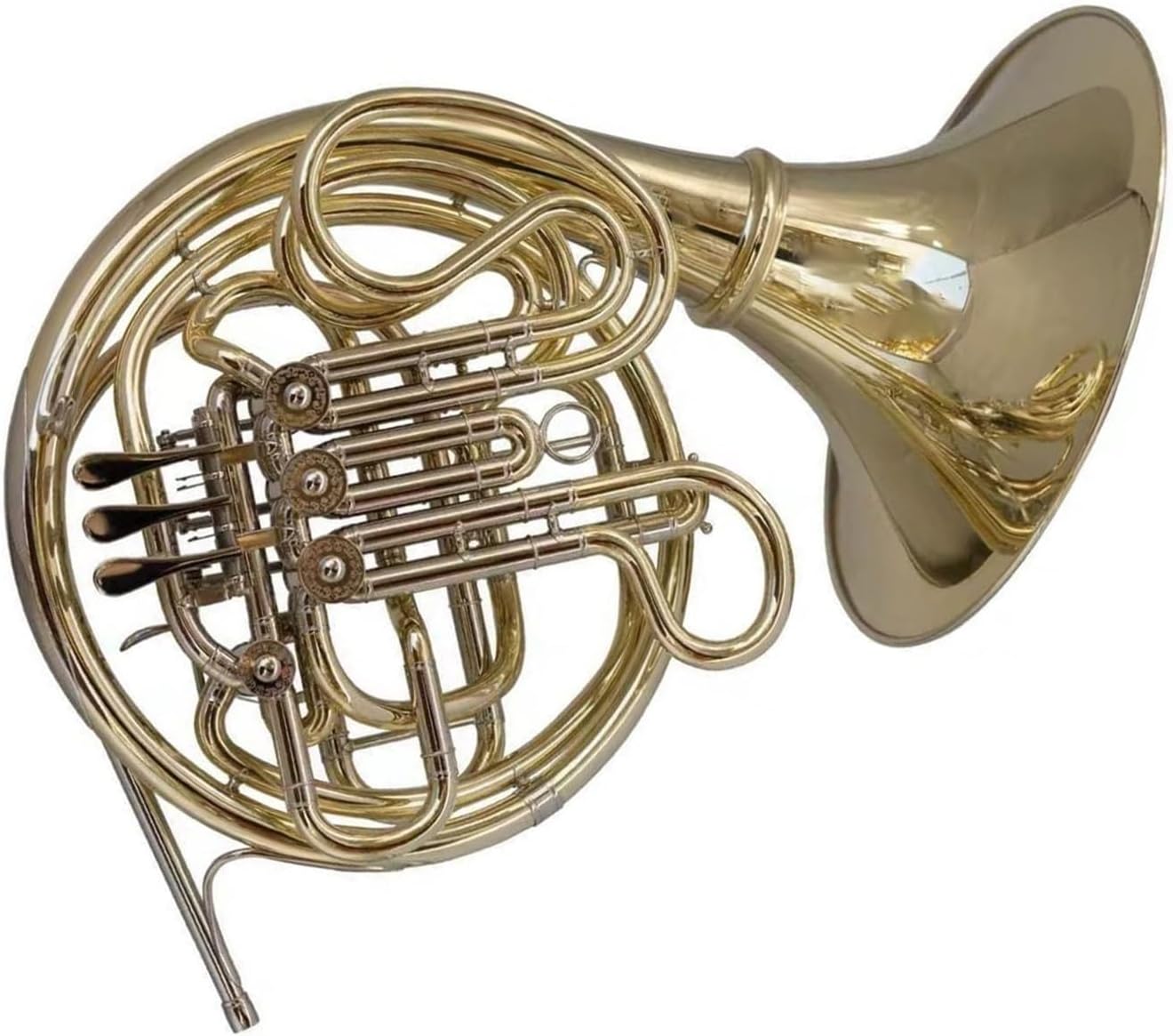4 Key French Horn Double Row Four Key French Horn Instrument B/F Split Joint Performance(Split)