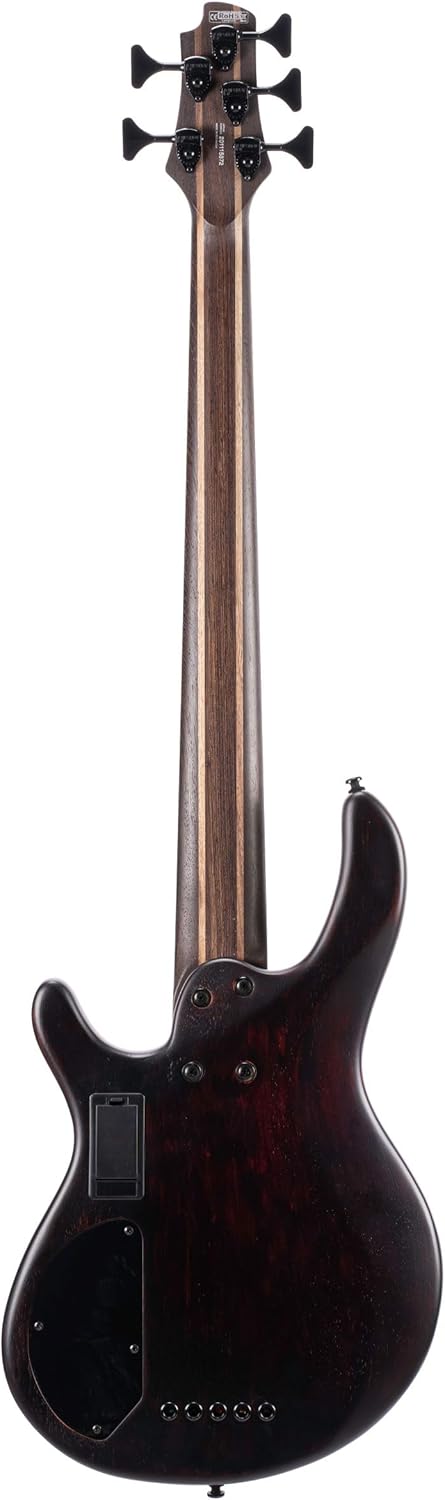 Cort B5ELEMENTOPN Artisan Series B5 Element 5 String Bass Guitar, Open Pore Natural