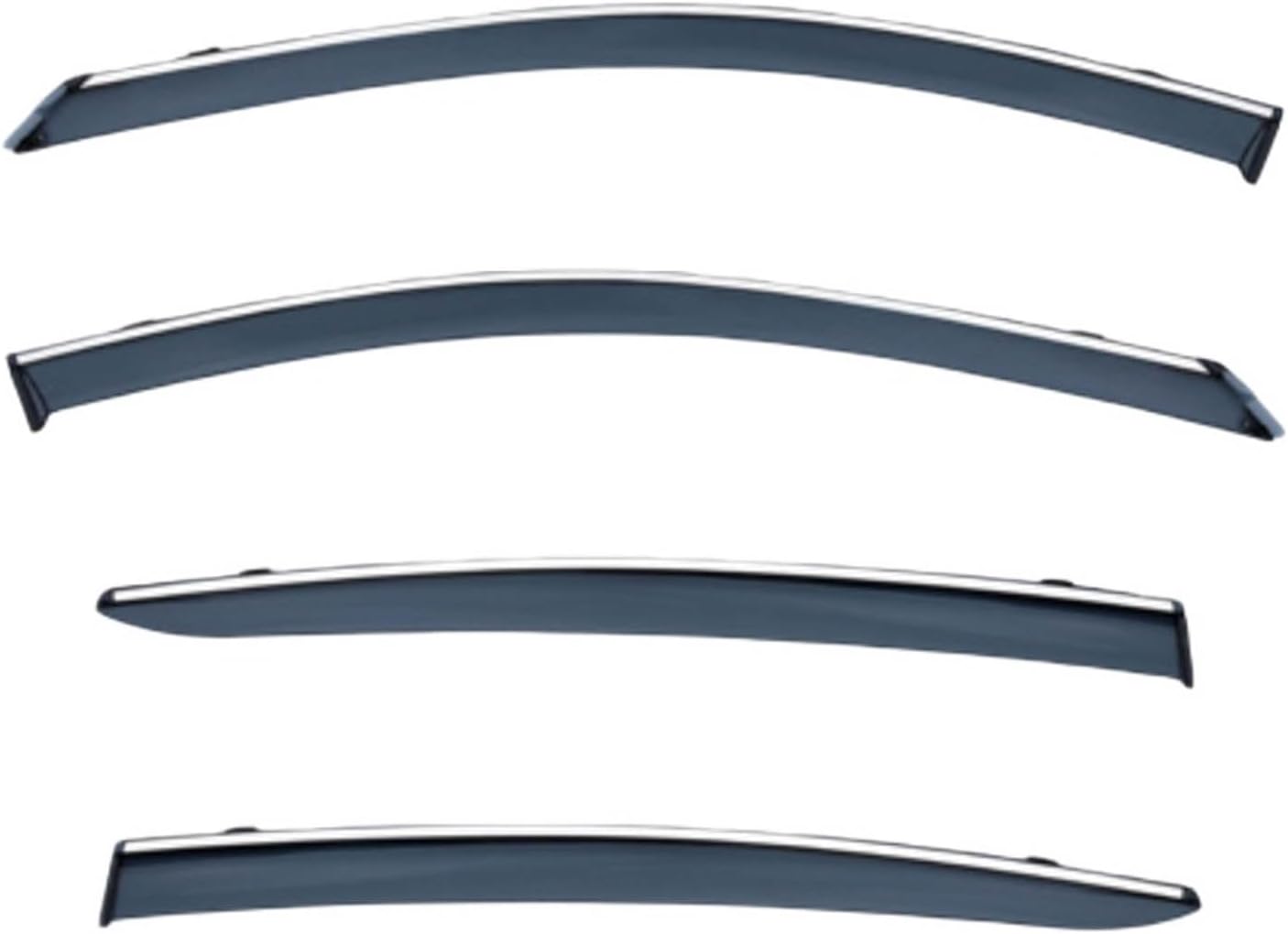 Window Deflectors for Nissan Teana Plus MK4-L34 2025+, Sun Rain Guard Window Visors Vent Shades with Bright Stripes Car Accessories