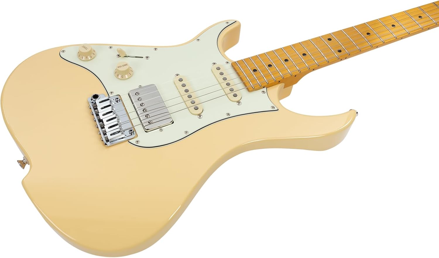 Vola Electric Guitar OZ RV MC LH Vintage Ivory Gloss Handmade in Japan MIJ Gotoh Bridge Gotoh Locking Tuner 6 Strings Modern C Neck For All Levels