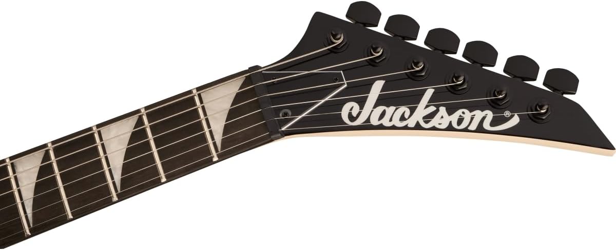 Jackson RR Minion JS1XM Electric Guitar - Snow White with Black Pinstripes, Amaranth Fingerboard