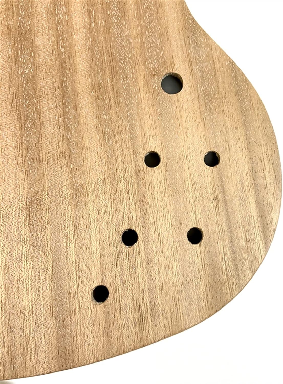 Electric Guitar Kit 2 Dual-Coil Pickups Unfinished DIY Wood Bodysemi-Finished Unassembled Kits Unfinished Guitar Set