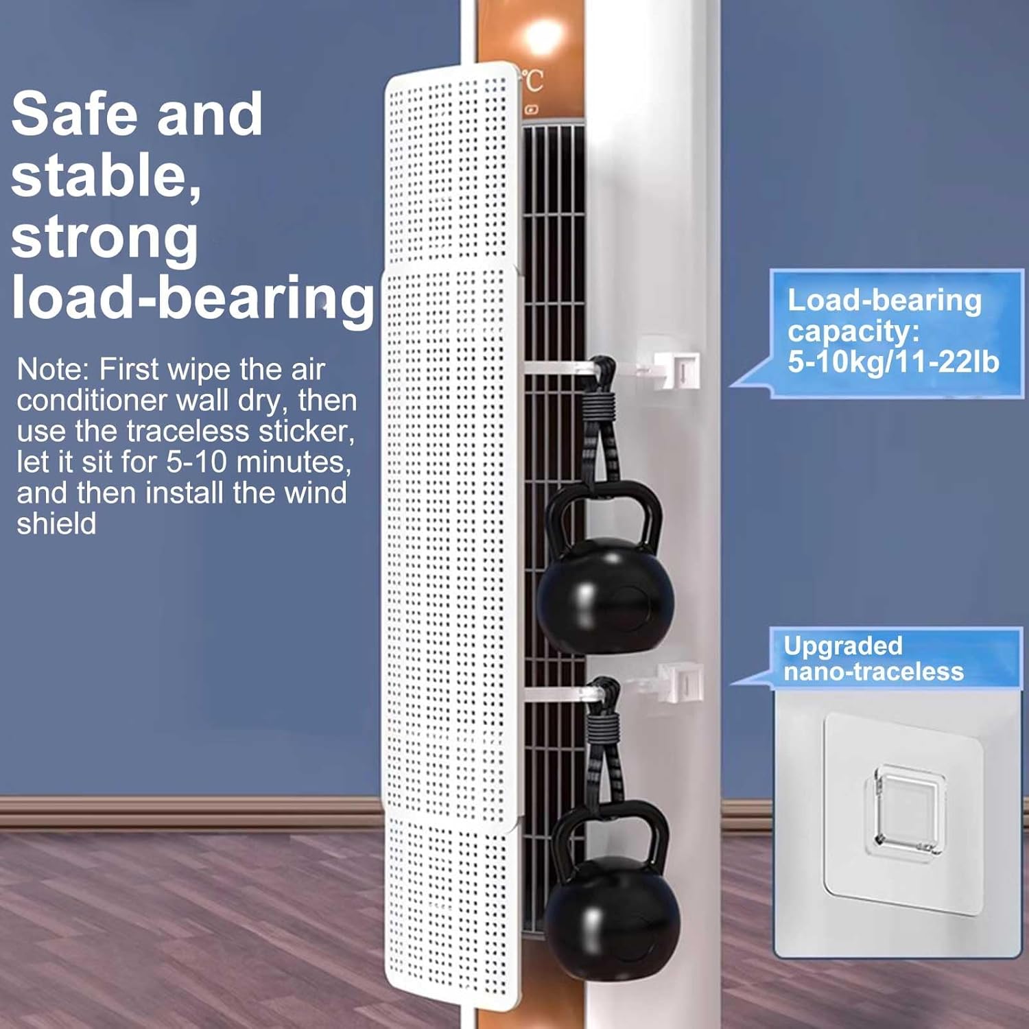 Adjustable Air Conditioner r, Universal Anti Direct Blowing Air Conditioning Baffle, r Anti-Condensation, for Home/Room/Office