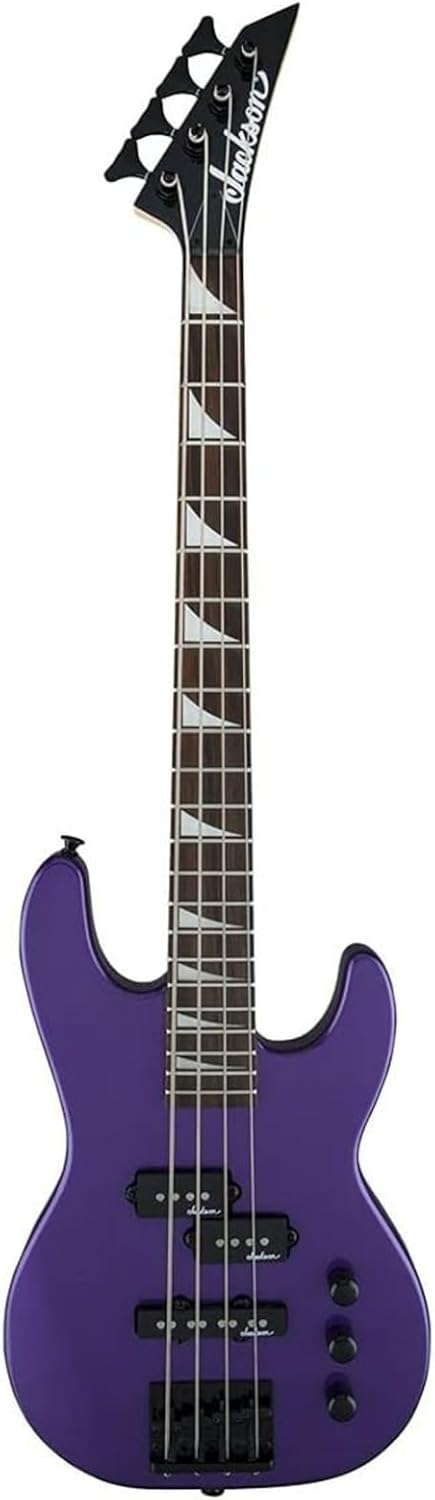 Jackson JS Series Concert Bass Minion JS1X, Amaranth Fingerboard, Pavo Purple