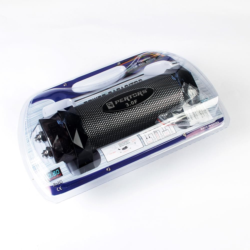 3.0 Farad car Audio Modification Amplifier Accessories,Subwoofer Capacitor stabilizer