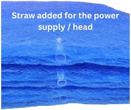 Fast-Shipped-Filters 3 Pack 14x25 Replacement Filter Pads Designed to Fit PremierOne Pure Flo MS-1425 P6100 Air Cleaner 14x25 Refill Blue