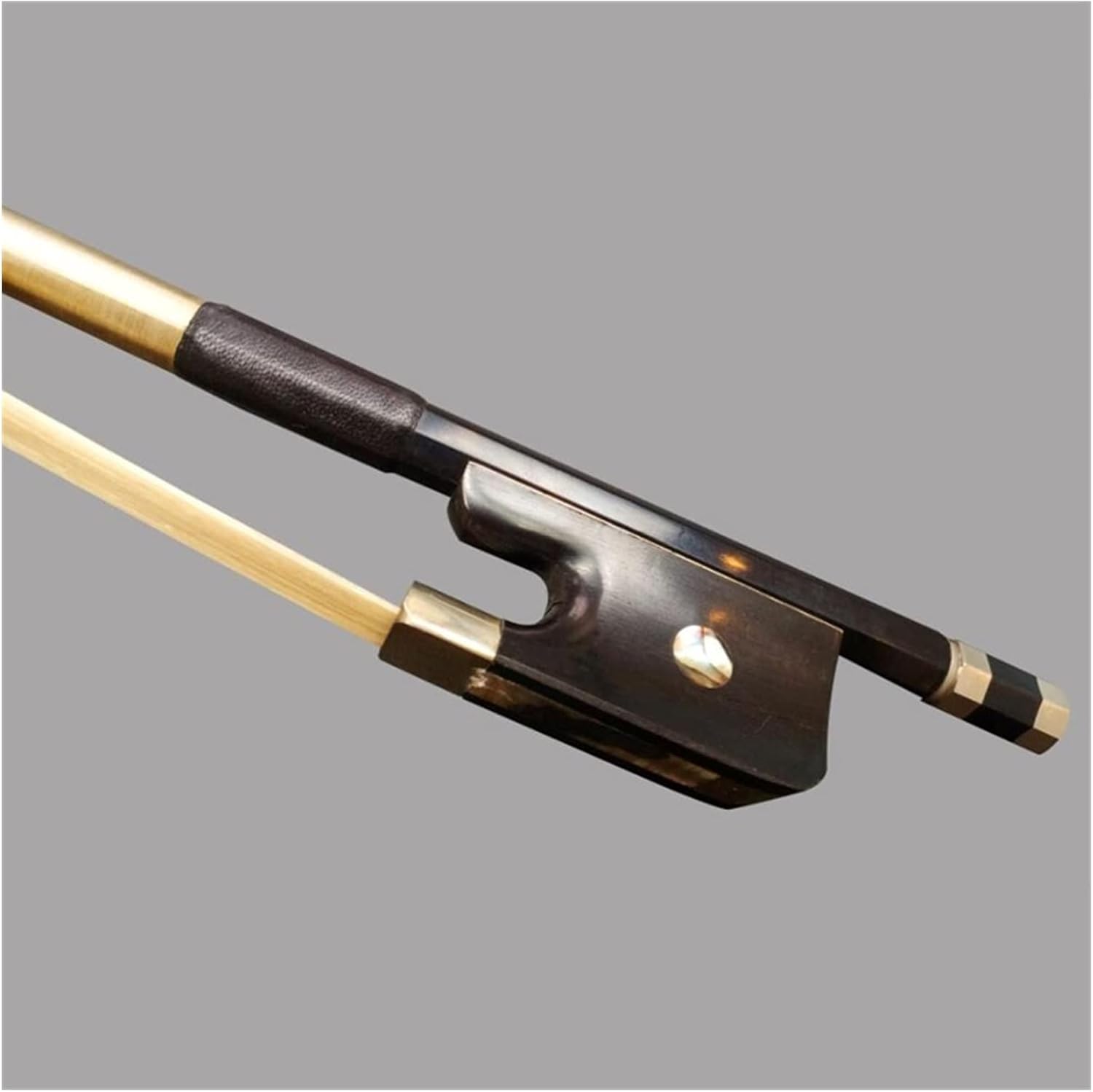 TSTS 4/4 3/4 French Black Carbon Fiber Double Bass Bow Stunning Carbon Fiber Double Bass Bow Professional Violin Bow (Color : 3/4)