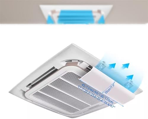 Air conditioning deflector Air Conditioner Deflector for Central Air Conditioning System ABS Light and Flexible Guide Wind Prevents Air Blowing Straight