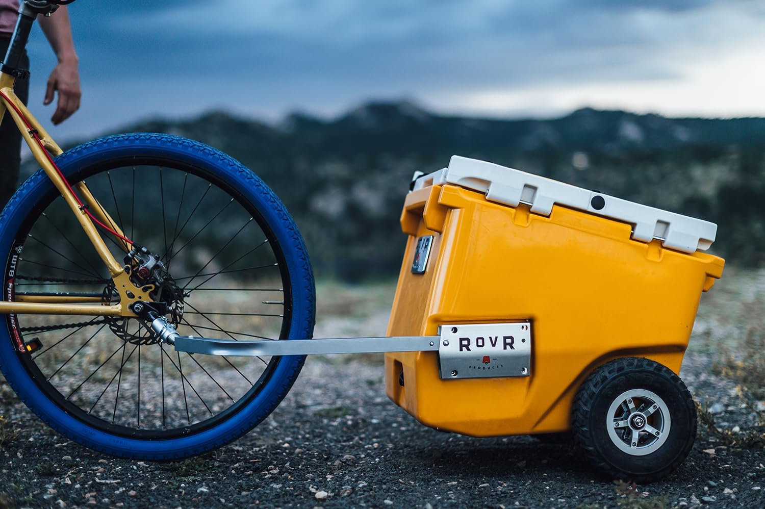 RovR BikR Kit - Compatible with Rollr Wheeled Coolers - Camping Cooler Transportation Bike Accessory