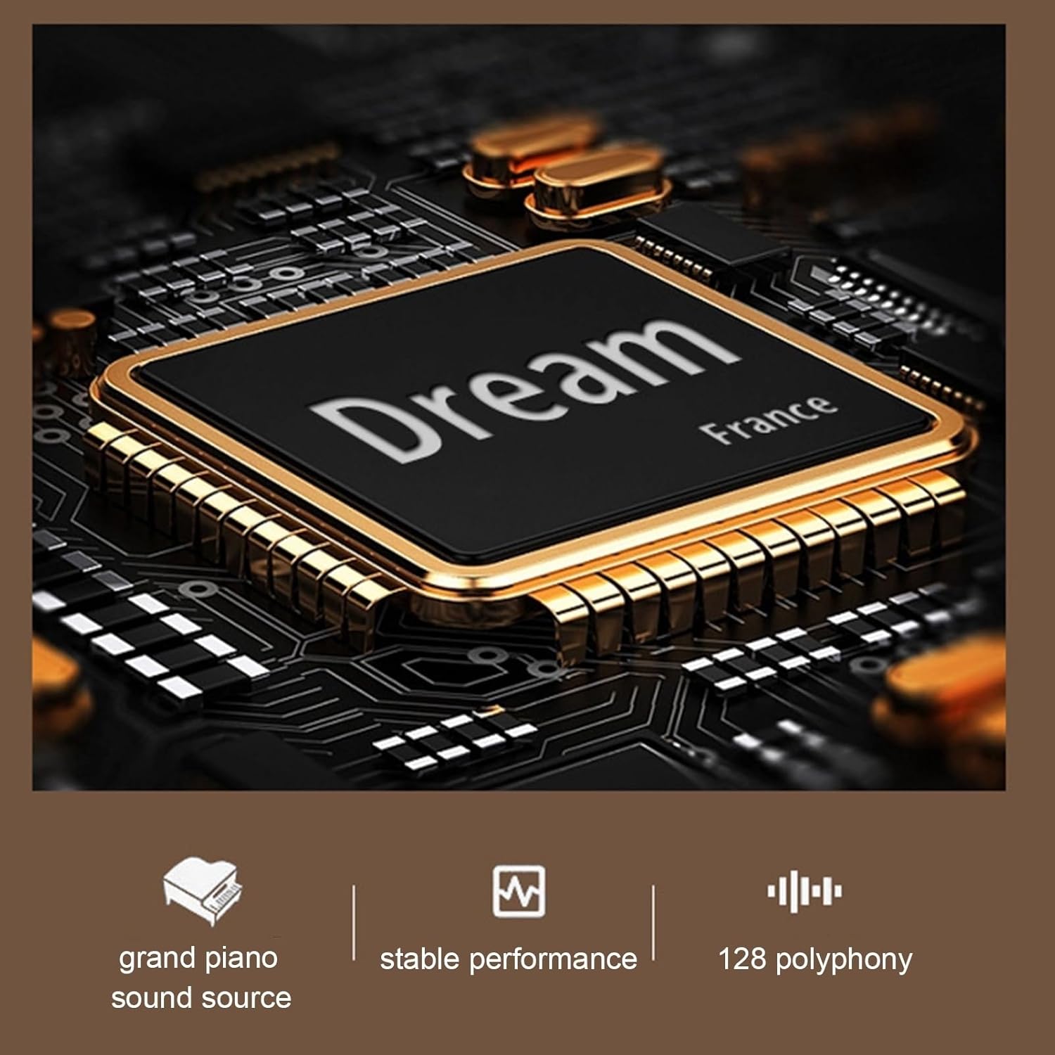 88 Keys Electric Keyboard Digital Piano With Stand Sustain Pedal Portable Electronic Keyboard Full Size Touch-sensitive Support Bluetooth MIDI For Beginners Adults Children (Color : Black)