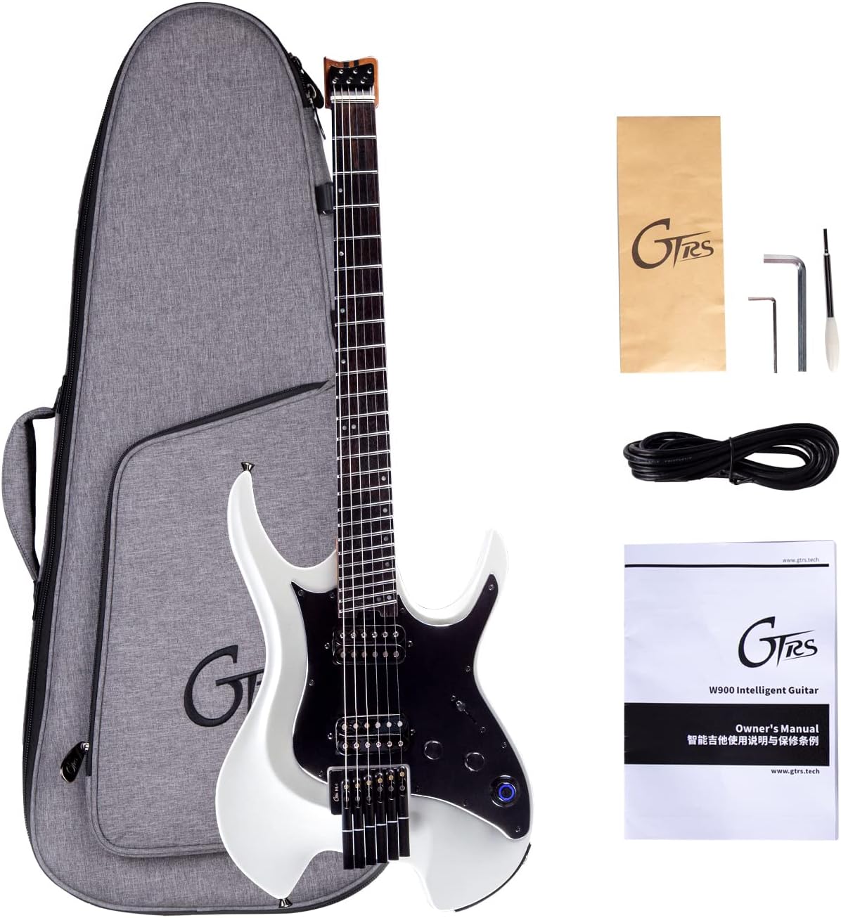 GTRS W800 Professional Electric Guitar Kit with Intelligent Process System and GTRS Wireless Footswitch Controller