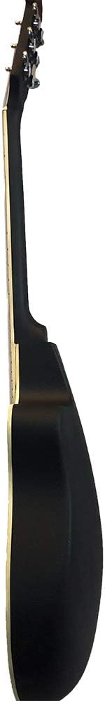 41 inch Cutaway Folk Guitar Spruce Panel Ballad Guitar 6 String Starter Kit w/Bag + Wrench (Black)