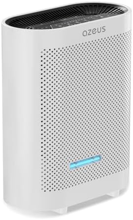 Azeus True HEPA Air Purifier GL-FS32 | 4-Stage Filtration System, Ultra-Quiet Operation, and Air Quality Sensor | Ideal for Large Rooms, Bedrooms, and Offices (Grey)