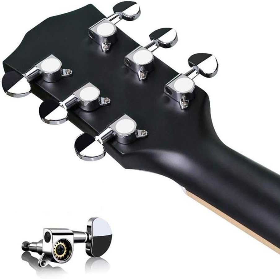 Acoustic Guitar GDMING Dreadnought Acoustic Guitars with Spare Strings Performance Bag Matte Surface 41 Inches Wooden Guitar Suitable for Playing with Sing