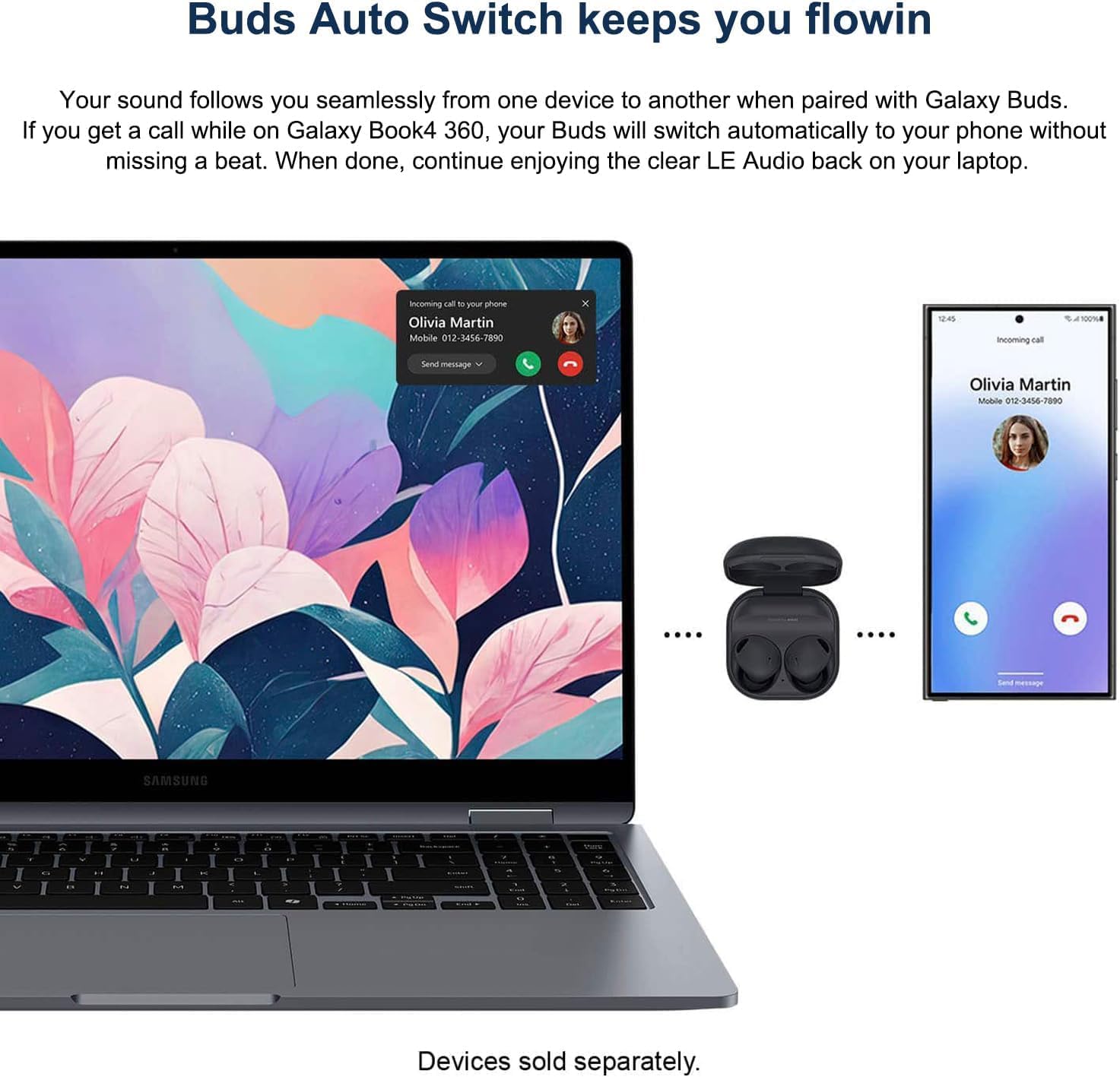 Samsung Laptop Galaxy Book4 2 in 1 AI Laptops, 15.6