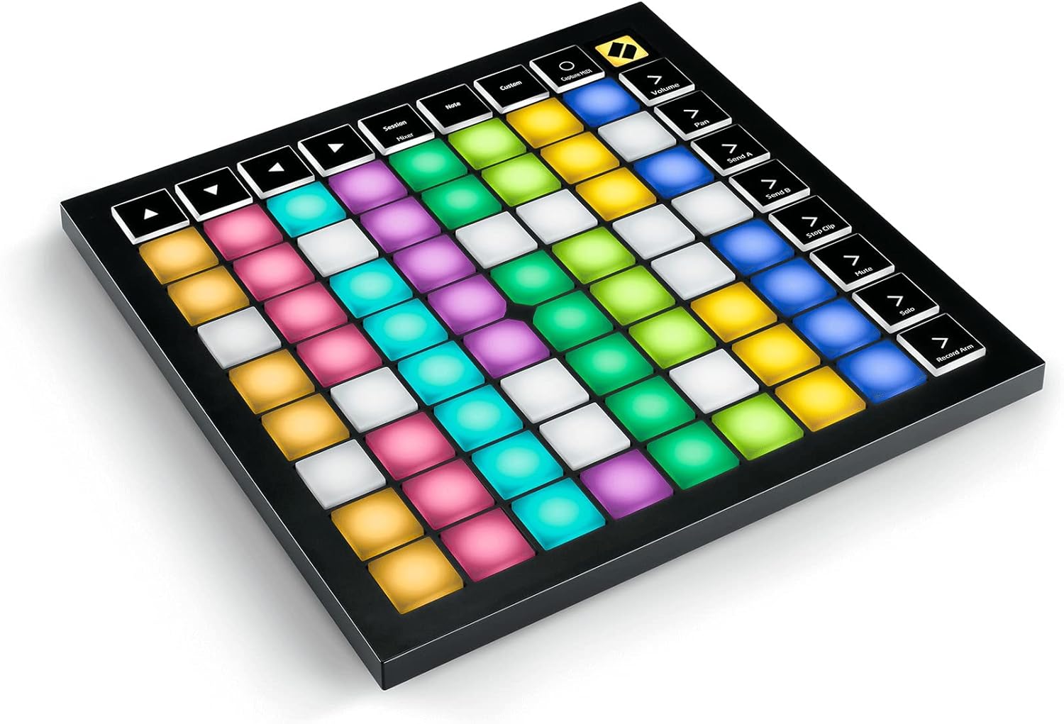 Novation Launchpad X Grid Controller Bundle with USB Hub and Austin Bazaar Polishing Cloth