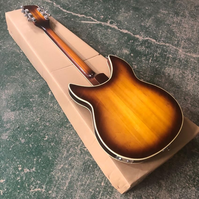 Custom Brown 360/12 String Guitars - Perfect for Musicians and Enthusiasts Seeking a and High- Instrument for Personalized Performance