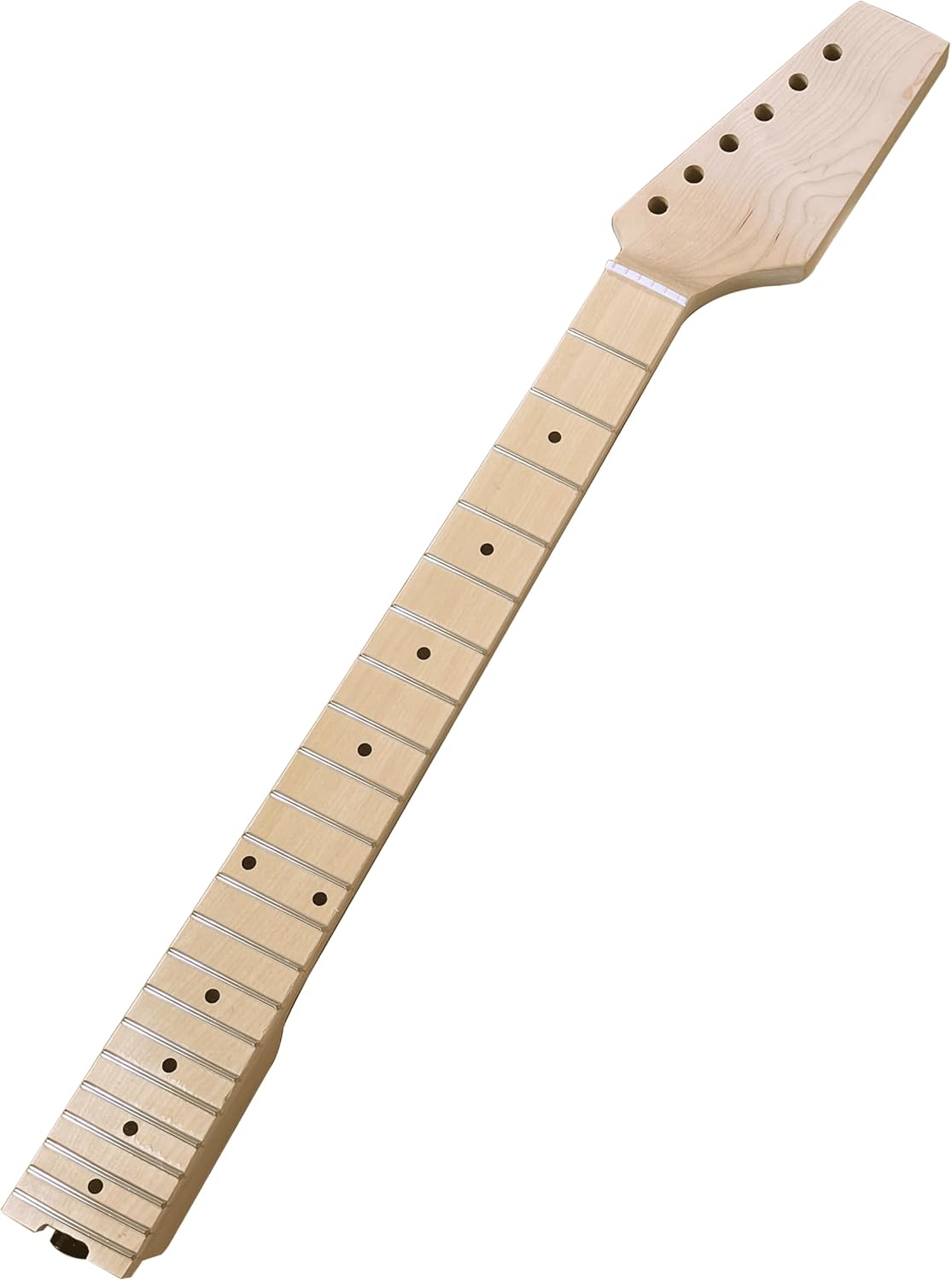 Unfinished Electric Guitar Kit Beginner Kit Mahogany Body and Maple Neck,Maple Fretboard,Uncut DIY Guitar Kit,Build Your Own,Electric Guitars for Beginner