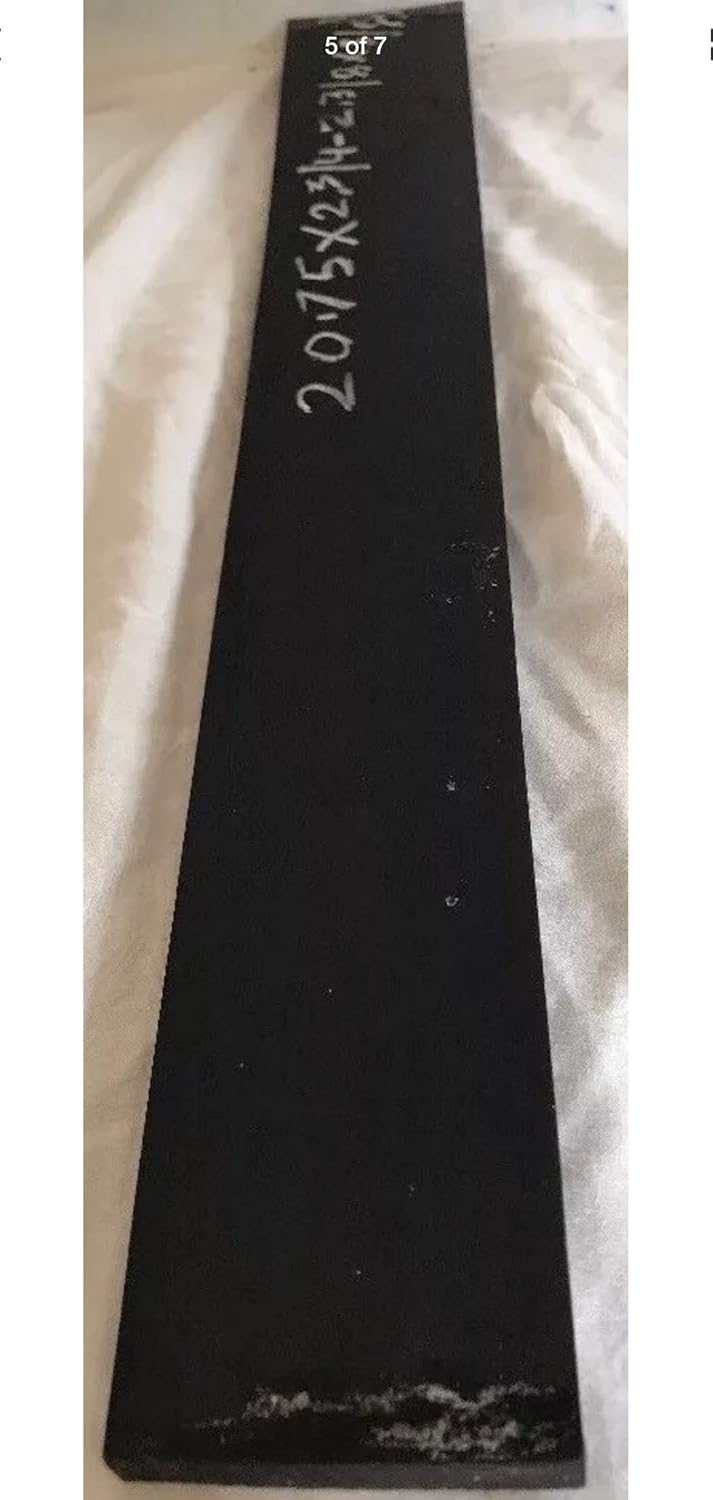 Lot Of 5 Pieces Gabon Ebony Fingerboards For Guitar Body Building Projects