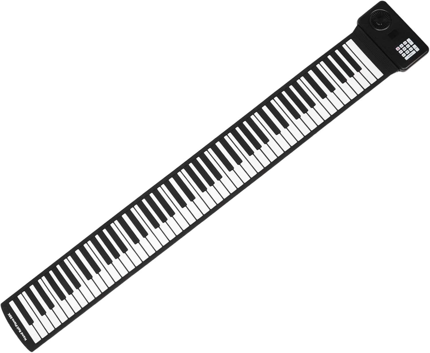 Portable Key Hand Roll Piano Foldable Silicone Electronic Keyboard with Built-in Speaker for Travel and Beginners Battery Operated Full Range of Keys Lightweight Design