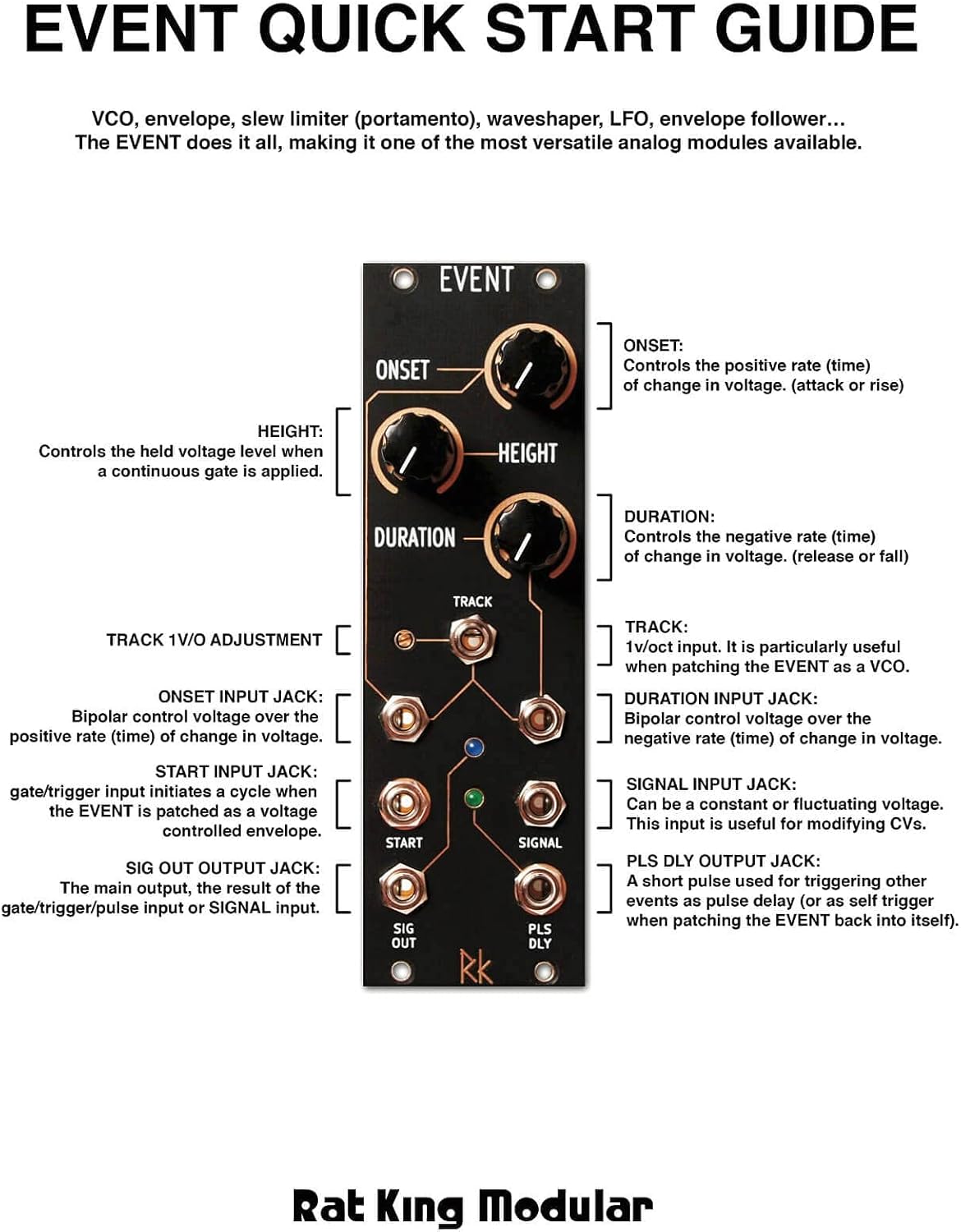Eurorack Module - EVENT DIY Kit - Advanced Eurorack Synthesizer Module with Modular Synth Capabilities