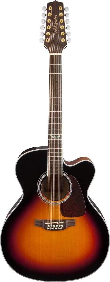 Takamine GJ72CE-12BSB Jumbo Cutaway 12-String Acoustic-Electric Guitar