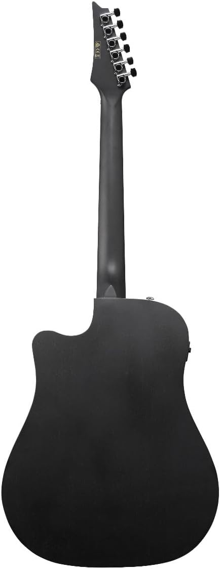 Ibanez Altstar ALT20 Acoustic-Electric Guitar - Weathered Black