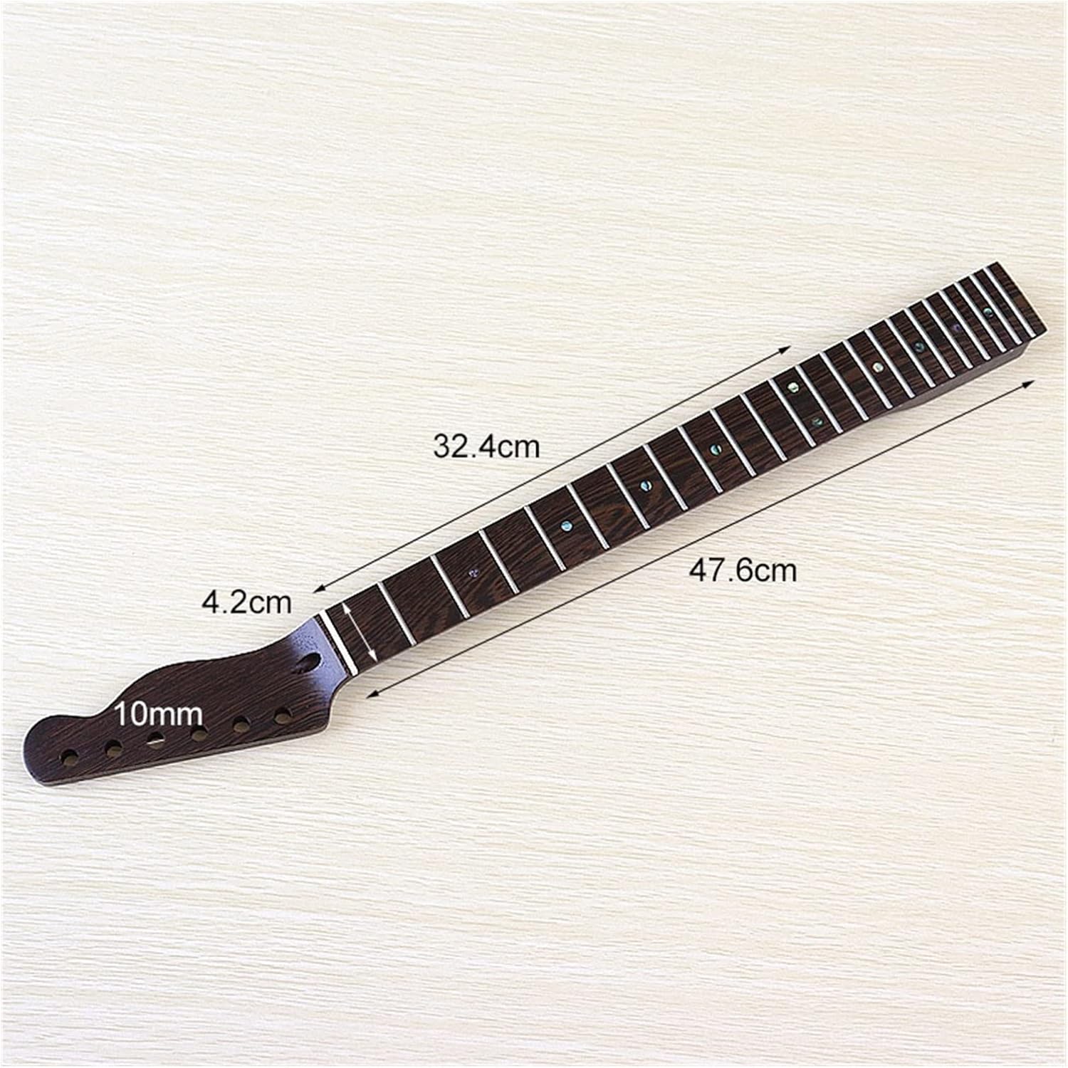 Electric Guitar Neck 6 String Neck Wenge Wood Guitar Neck 22 Frets for TL Guitar Unfinished Guitar Neck