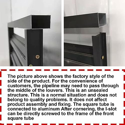 Aluminum Air Conditioner and Heat Pump Cover, Mini Split Air Conditioner Cover for Outside Units, Full Winter Outdoor Protection, Outer Materia, Suitable for Indoor and Outdoor (Color : Brown, S