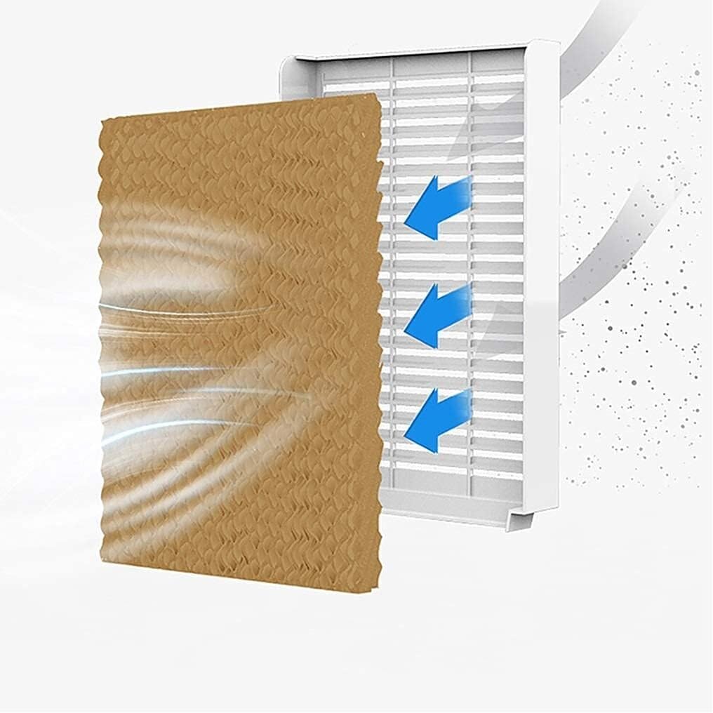 Portable Air Cooler for Home & Office, 3-in-1 Evaporative Misting Air Conditioner with Remote Control, Humidifier & Noiseless Fan, Ideal for Dorm, Room & Office