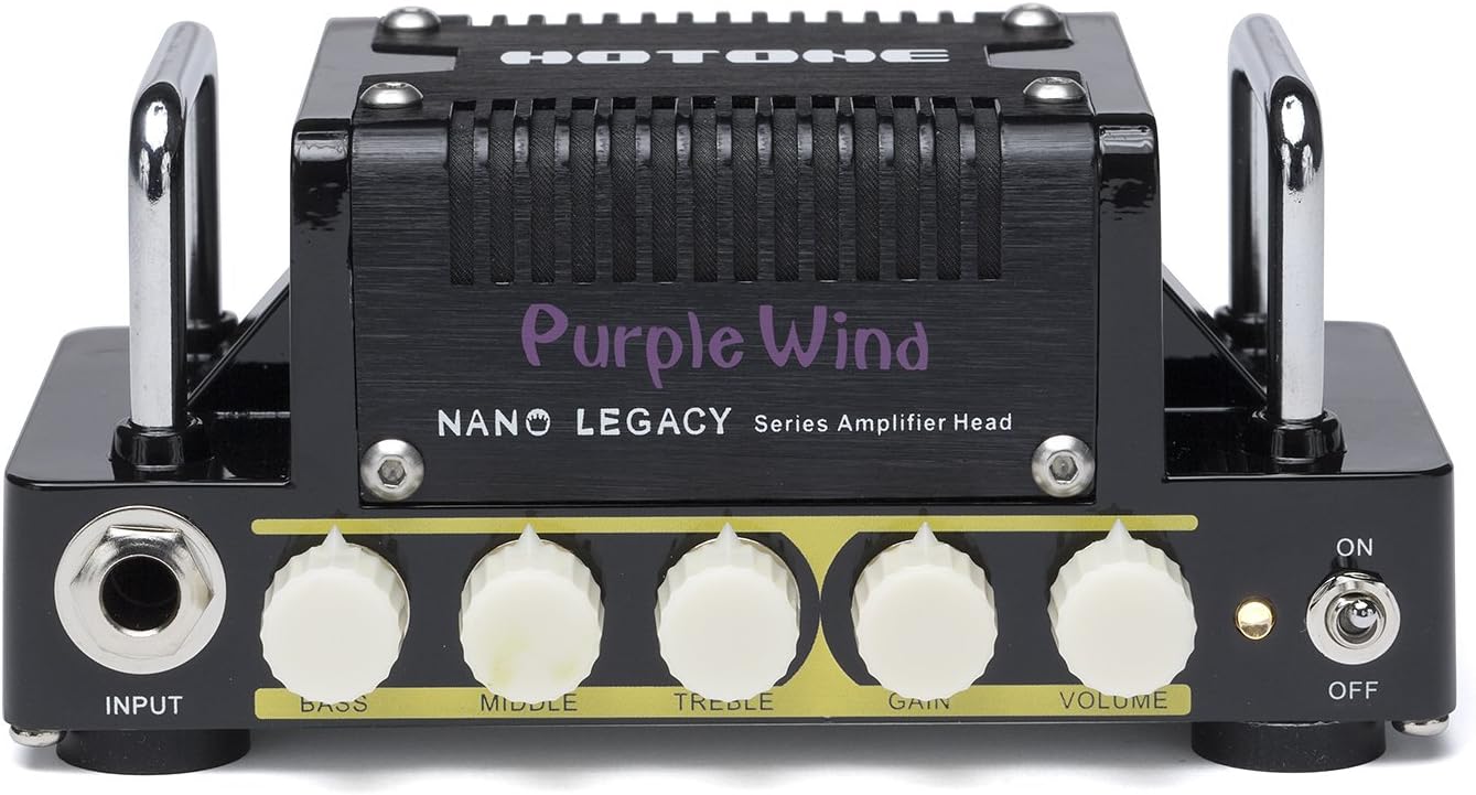 Hotone Nano Legacy Purple Wind 5-Watt Compact Guitar Amp Head with 3-Band EQ