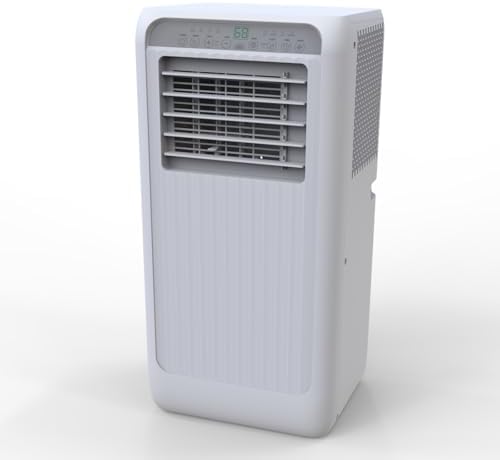 10000 BTU 3-in-1 Portable Air Conditioner with Dehumidifier and Fan, Ultra Quiet Operation, Remote Control, Window Kit Included for Rooms up to 450 Sq Ft Ideal for Bedroom Office Dorm