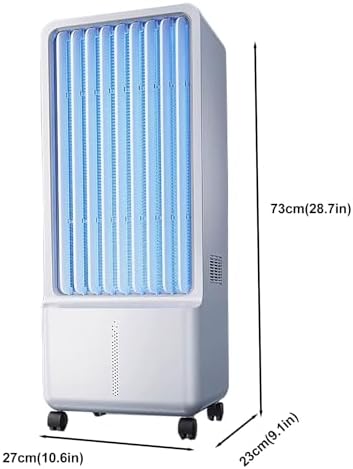 Portable Air Conditioner, Semiconductor Cooling Unnecessary Ice Packs, 5-7 L Tank, 7.5 H Timer