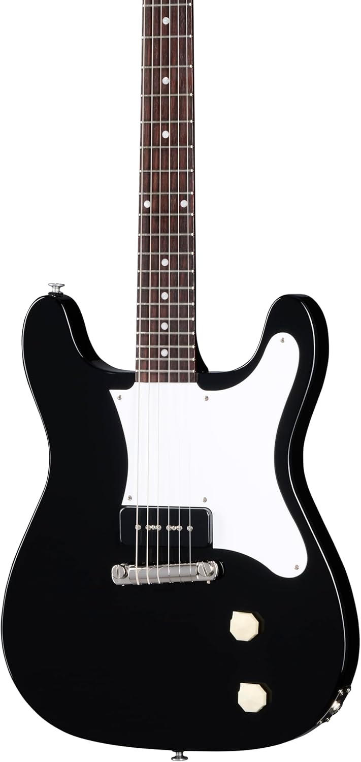 Epiphone USA Coronet 1 P90 Pickup, Ebony with Case