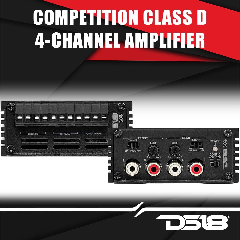 KICKER Sub, Speakers and Amp Package of 5 Items: 6-3/4