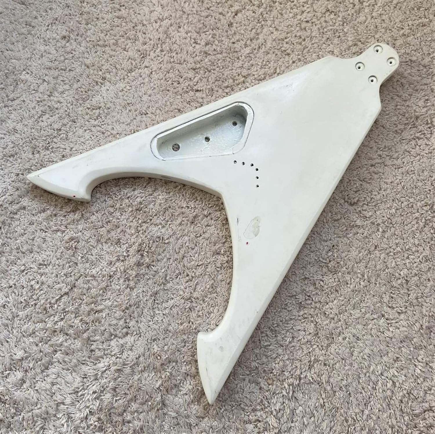 FLFL Electric Guitar Body Beautiful Design Unfinished Guitar Kit