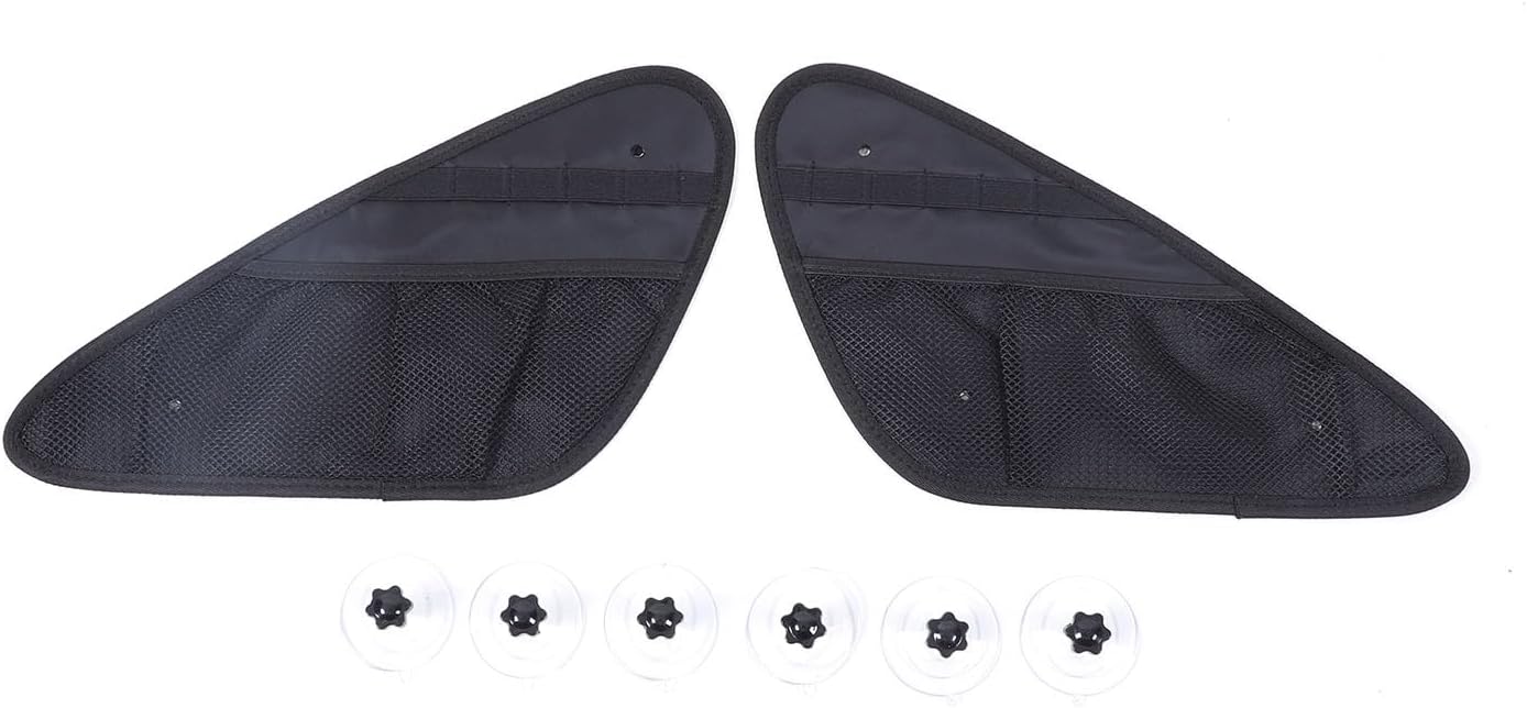 Aunginsy 2PCS Rear Trunk Side Window Storage Bags Compatible with Kia Sorento 2015-2022, Car Trunk Organizer Back Window Storage Box Pockets Oxford Cloth Space Expansion Interior Accessories