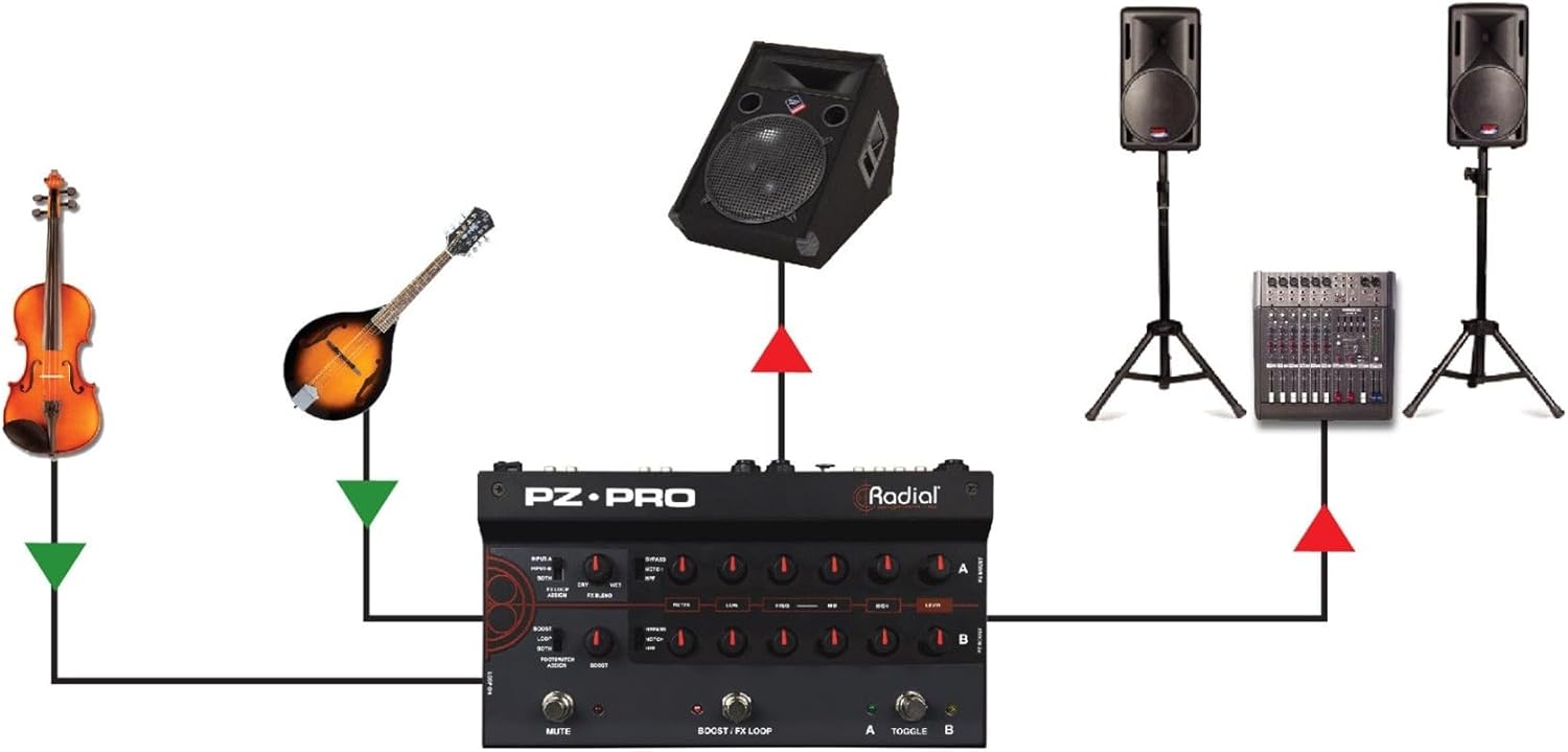 Radial PZ-Pro 2-Channel Acoustic Preamp