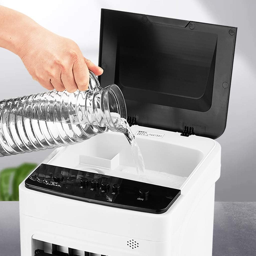 Portable Air Conditioner Fan Office Bladeless Space Air Coolers,Ultra- Quiet Single Cool For Bedroom Air Conditioning Unit, house Water- Cooled Portable Cold Air Fan White
