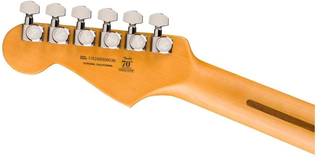 Fender American Ultra II Stratocaster Electric Guitar - Texas Tea, Ebony Fingerboard