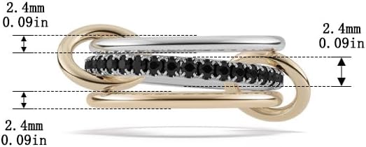 Chic Spinelli Ring For Women | Tarnish-Free Sterling Silver Stackable Rings With Cubic Zirconia | Elegant Jewelry Accessories For Party Wear